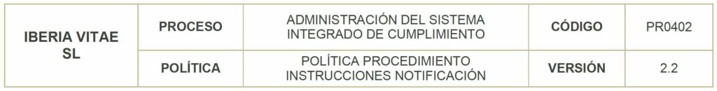 política de privacidad cuadro